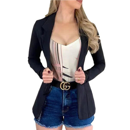 Briar – Women’s Slim Fit Knit Sports Coat Blazer for Office & Casual Wear
