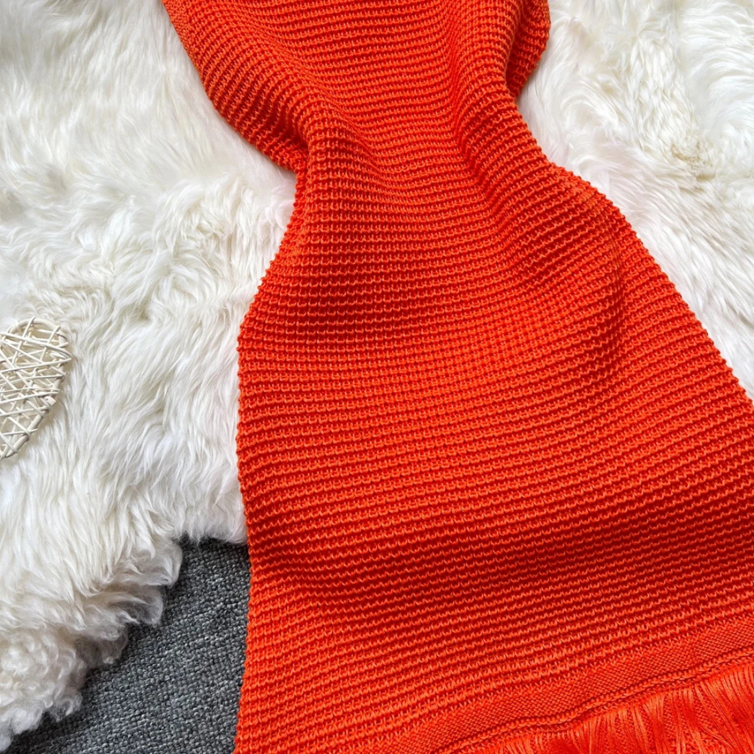 Addison &ndash; Women&rsquo;s Knit Sleeveless Bodycon Mini Dress with Fringe Hem - Auvrya