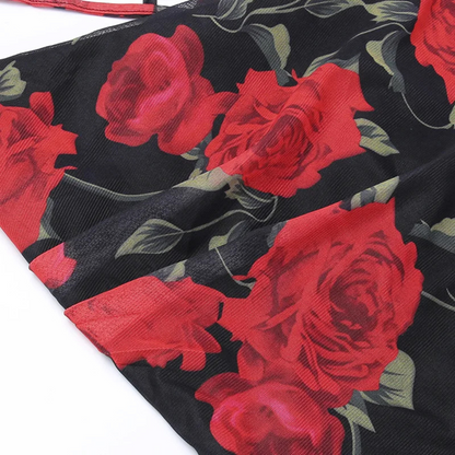 Cora – Women’s Floral Maxi Dress with Spaghetti Straps - Auvrya