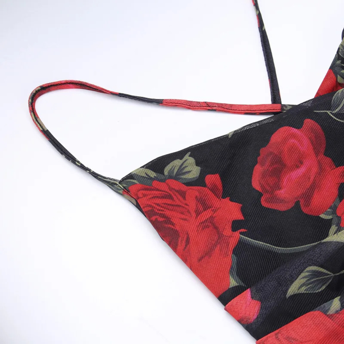 Cora – Women’s Floral Maxi Dress with Spaghetti Straps - Auvrya