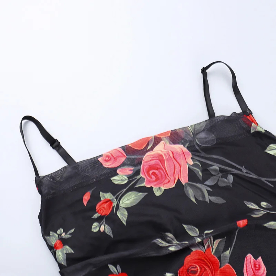 Cora – Women’s Floral Maxi Dress with Spaghetti Straps - Auvrya